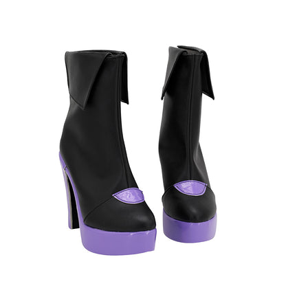 Fate Grand Order Mash Kyrielight Negro Púrpura Cosplay Zapatos