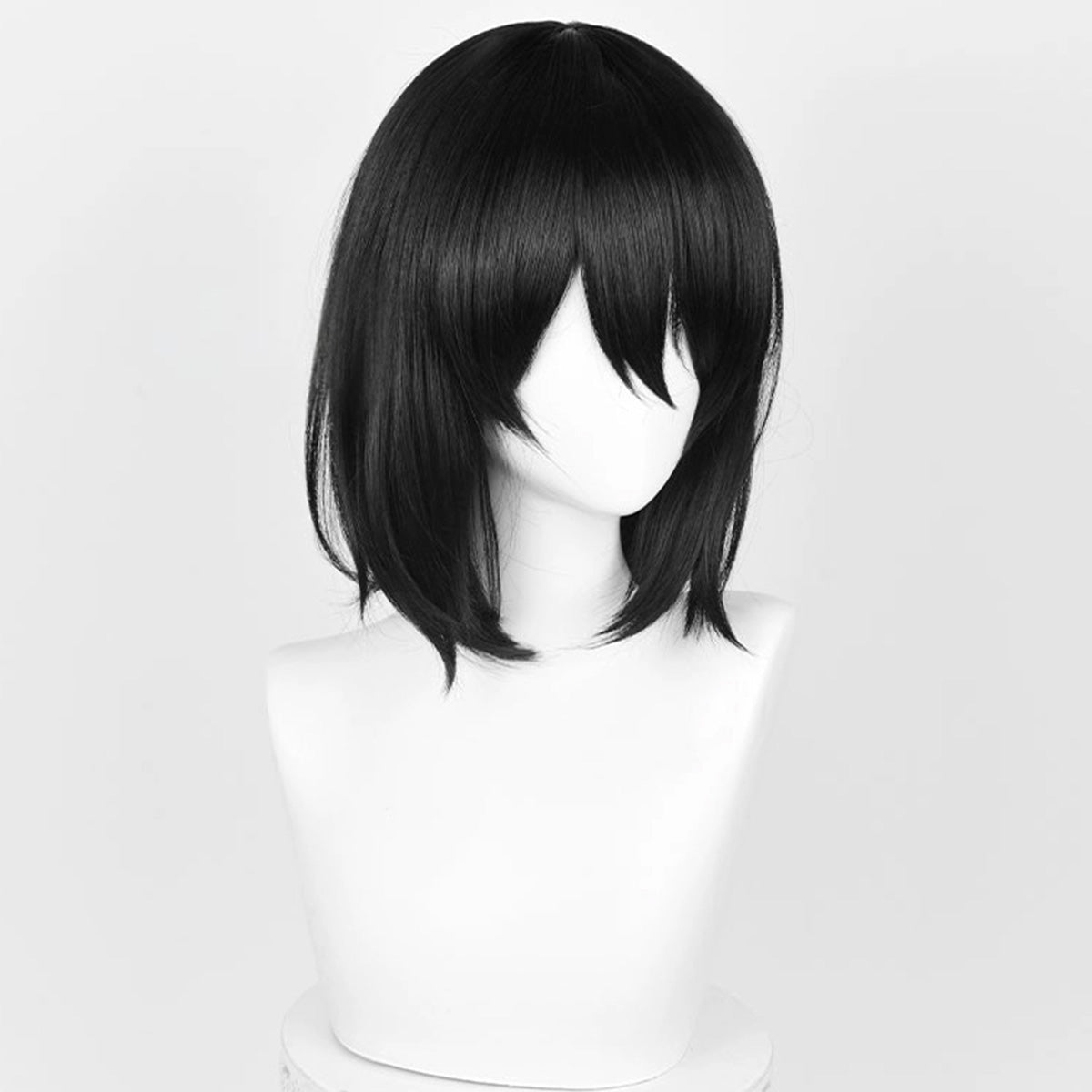 Parrucca Cosplay Genshin Impact Yelan nero viola