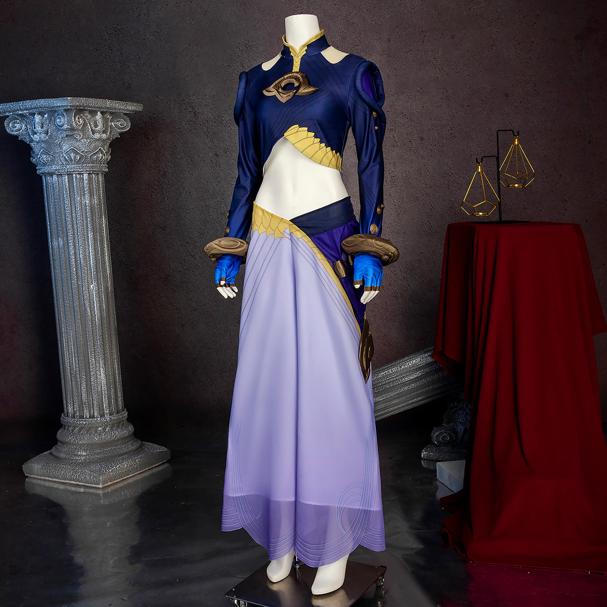 League of Legends LOL Yunara Cosplay Costume-Not including headwear
