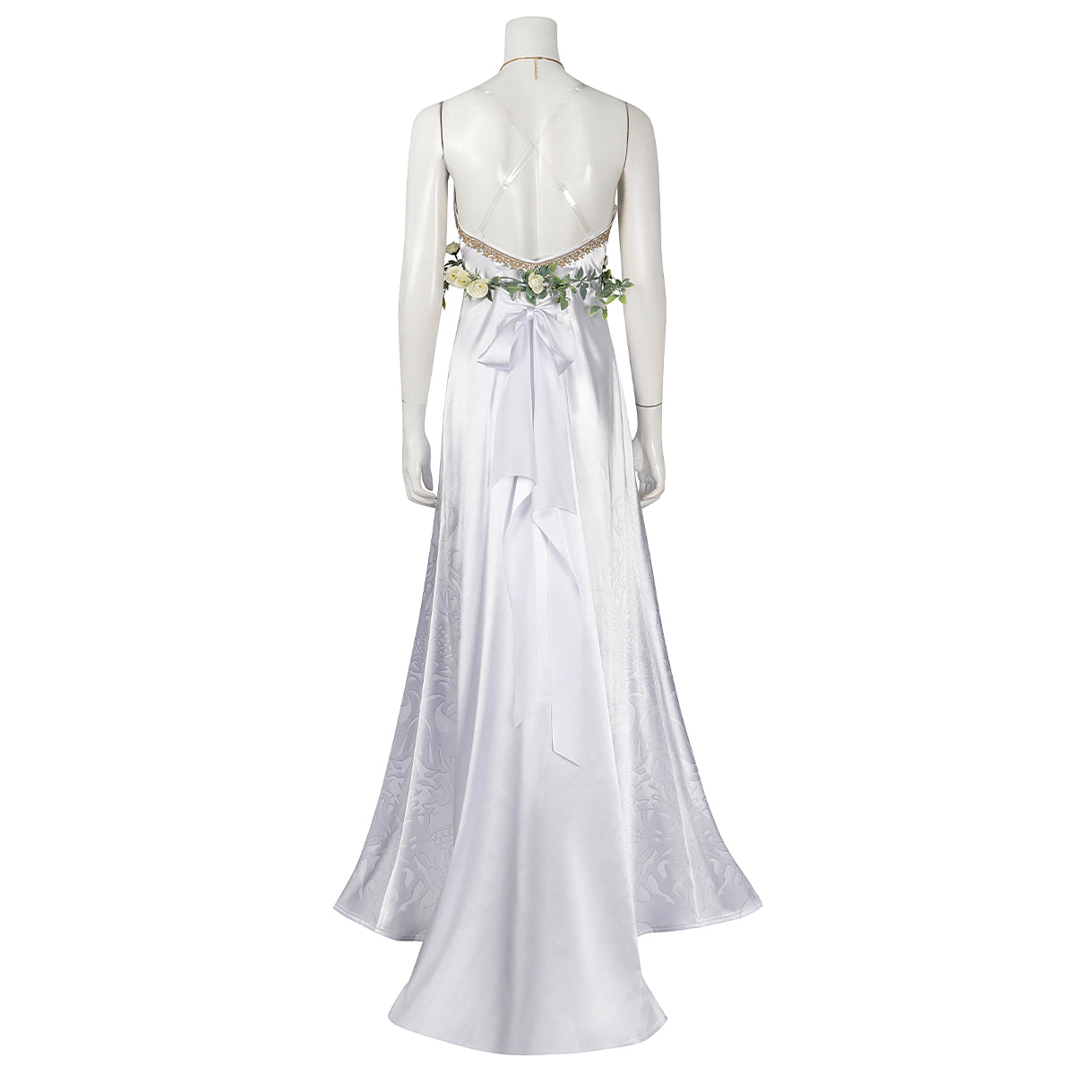 Final Fantasy VII Rebirth Aerith Gainsborough Loveless White Cosplay Costume