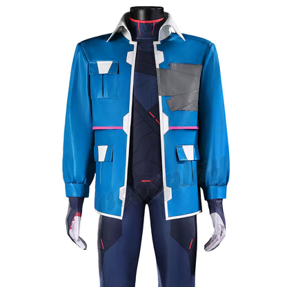 Cyberpunk 2077 Edgerunners 2 D David Leather Edition Cosplay Costume