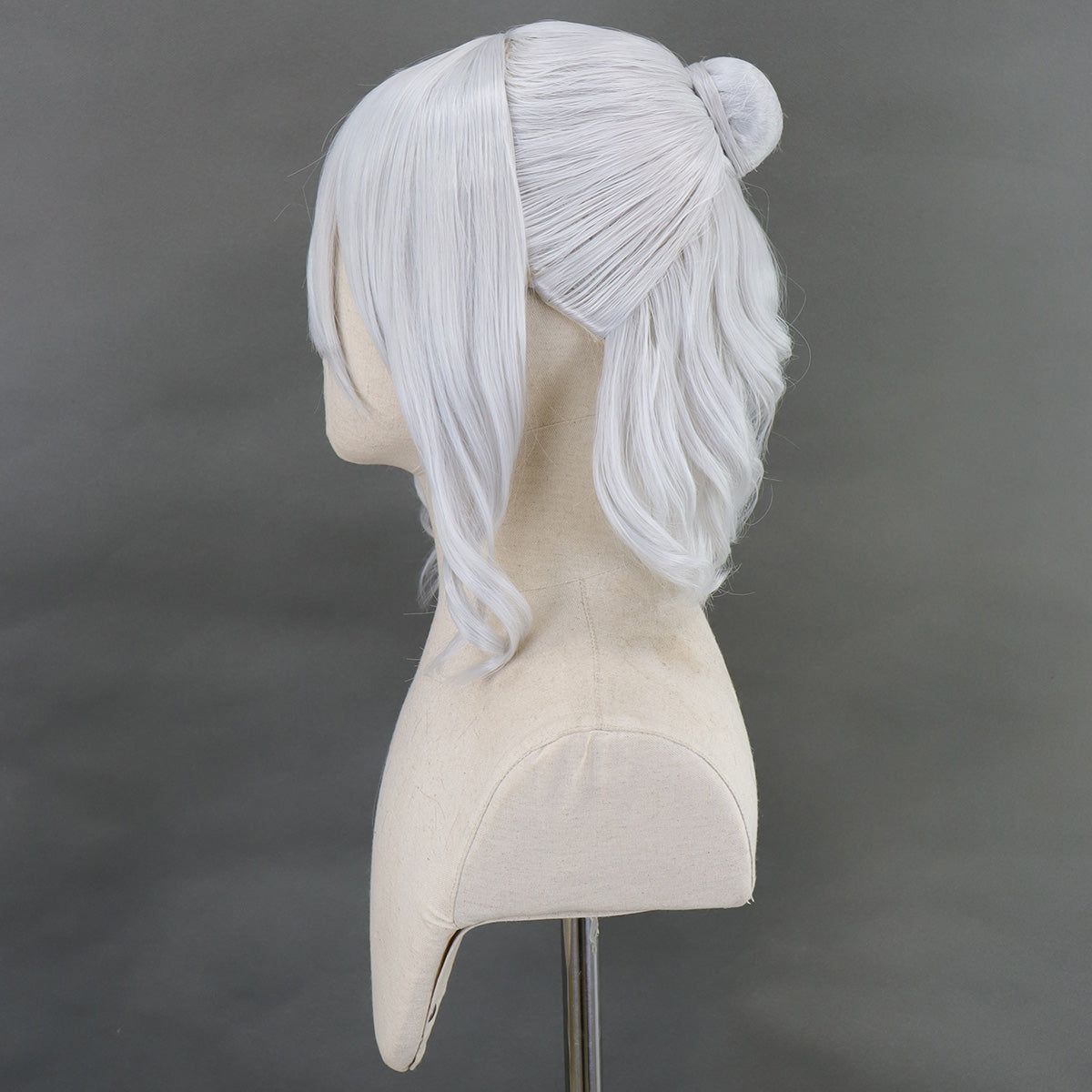 Hell's Paradise: Jigokuraku Yamada Asaemon Shion Silver Cosplay Peluca