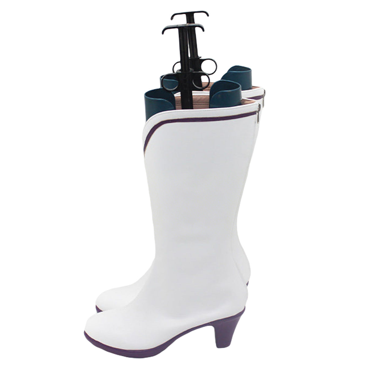 Akatsuki Deidara de Naruto Halloween zapatos blancos botas de Cosplay
