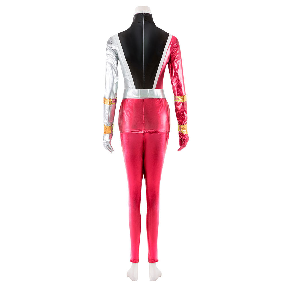 Power Rangers Dino Fury Pink Ranger Cosplay Costume
