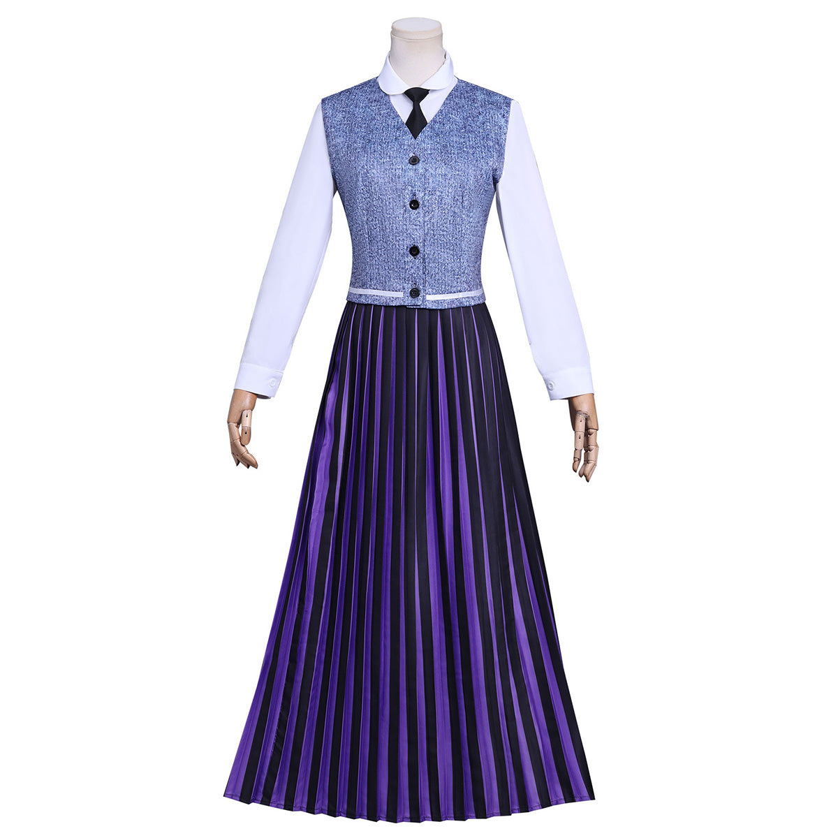 Wednesday Season 2 Agnes DeMille Purple School Uniform Cosplay Costume