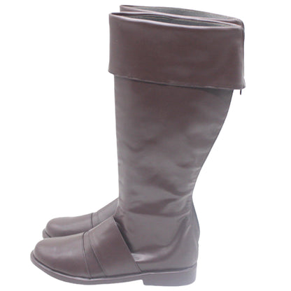 Critical Role The Mighty Nein Caleb Widogast Brown Shoes Cosplay Boots