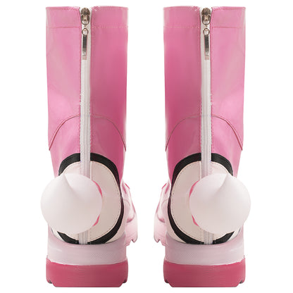 Akatsuki Deidara de Naruto Halloween zapatos blancos botas de Cosplay