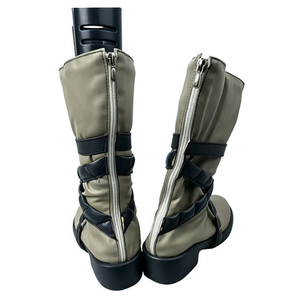 Akatsuki Deidara aus Naruto Halloween Weiße Schuhe Cosplay Stiefel