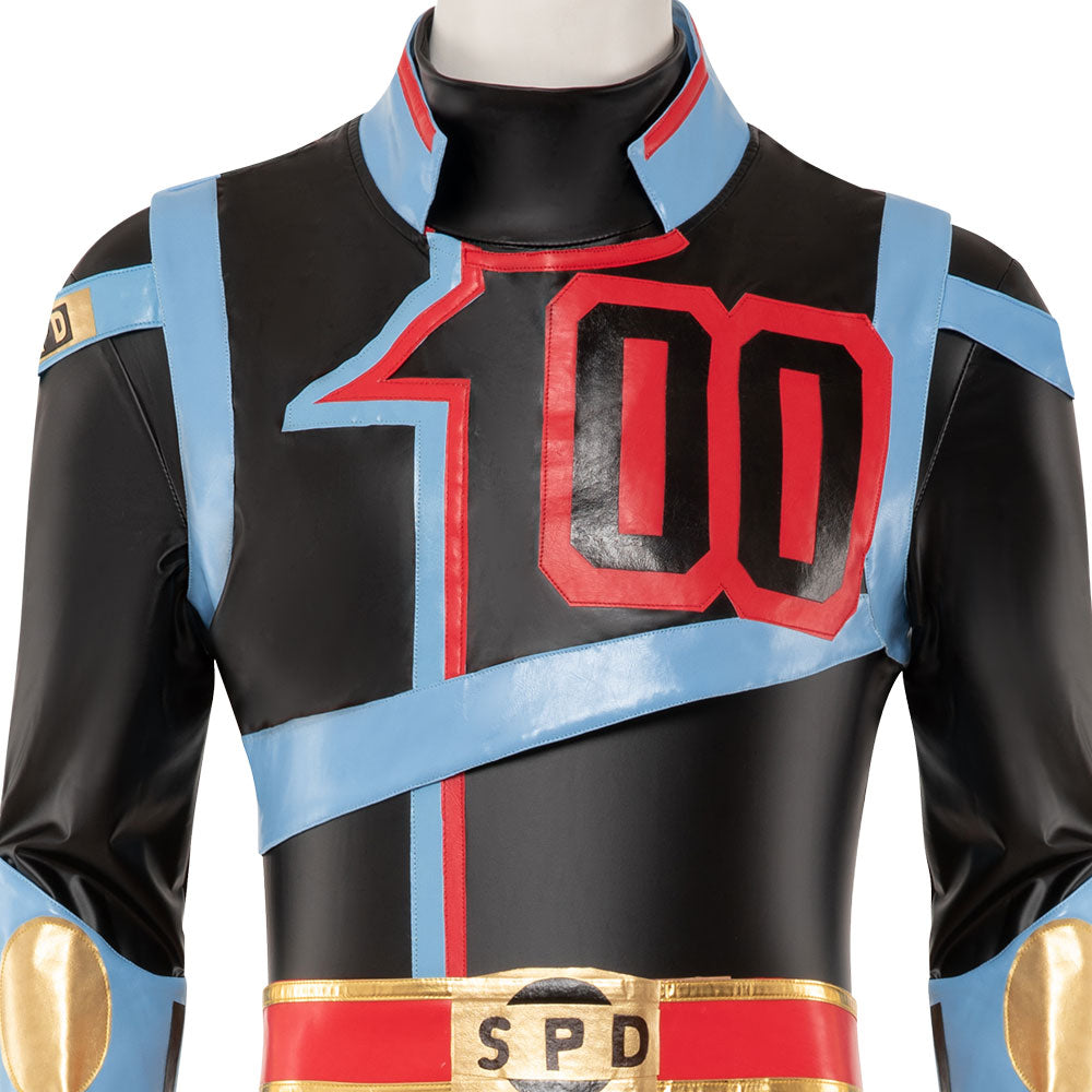 Power Rangers S.P.D. SPD Shadow Ranger Cosplay Costume