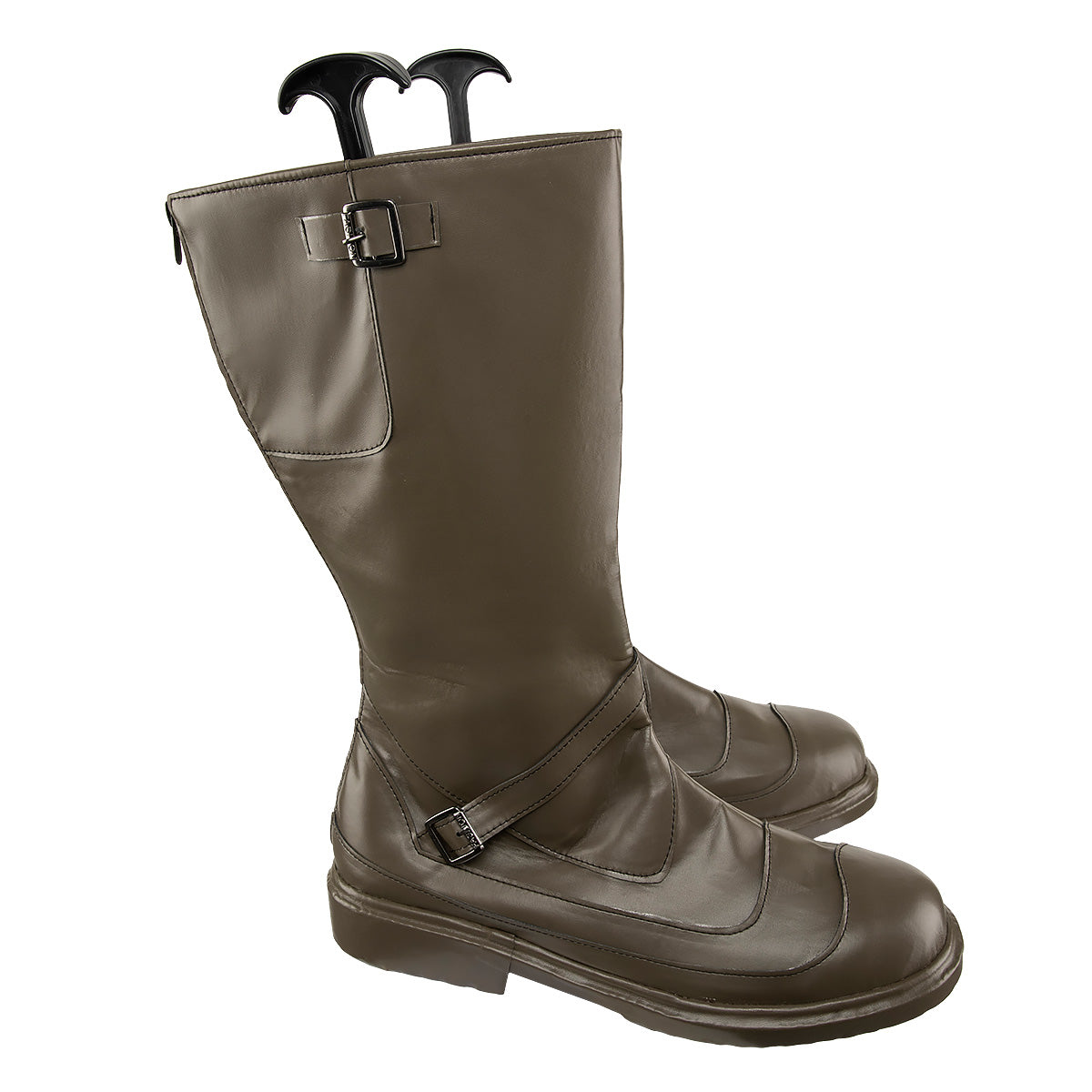 Final Fantasy VII Remake FF7 Barret Wallace Brown Shoes Cosplay Boots