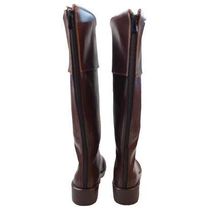 Akatsuki Deidara de Naruto Halloween zapatos blancos botas de Cosplay