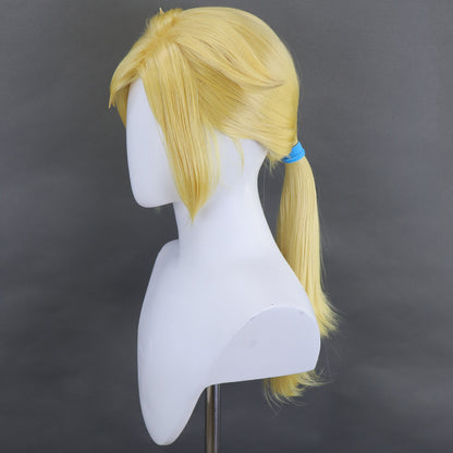 Tronçonneuse Homme Denji Doré Cosplay Perruque