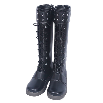 Persona 5 Futaba Sakura Black Shoes Cosplay Boots