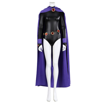 Halloween Raven Superheroine Cosplay Costume