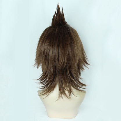 Kingdom Hearts Birth by Sleep Terra Brown Cosplay Wig