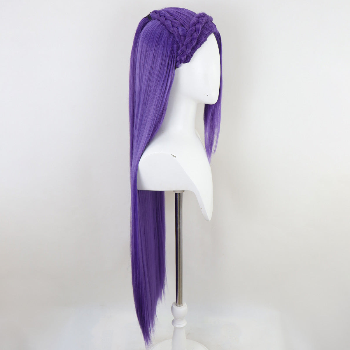 The King Of Fighters XIV KOF Luong Purple Cosplay Wig
