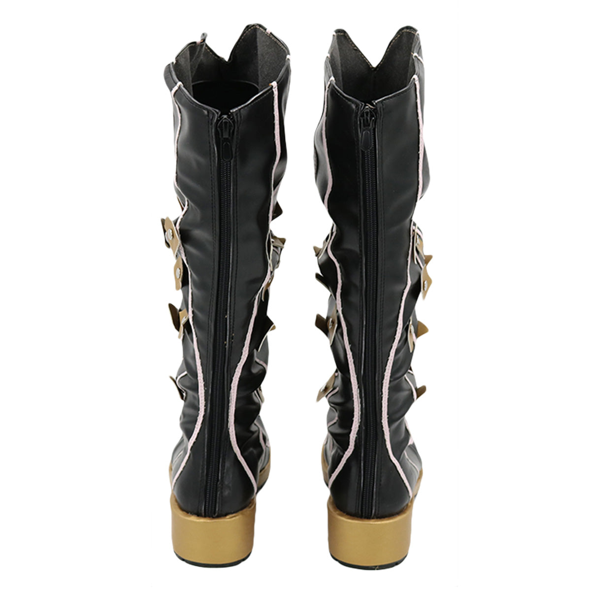 Jojo'S Bizarre Adventure: Stone Ocean Cujoh Jolyne Black Shoes Cosplay Boots