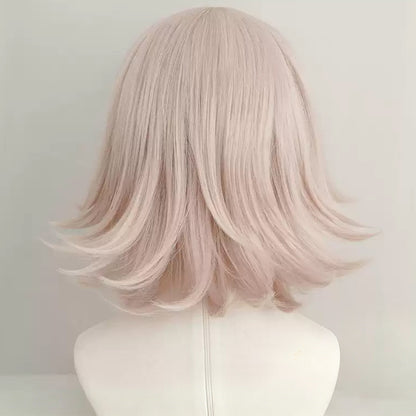 Danganronpa 2 Chiaki Nanami Light Pink Cosplay Wig