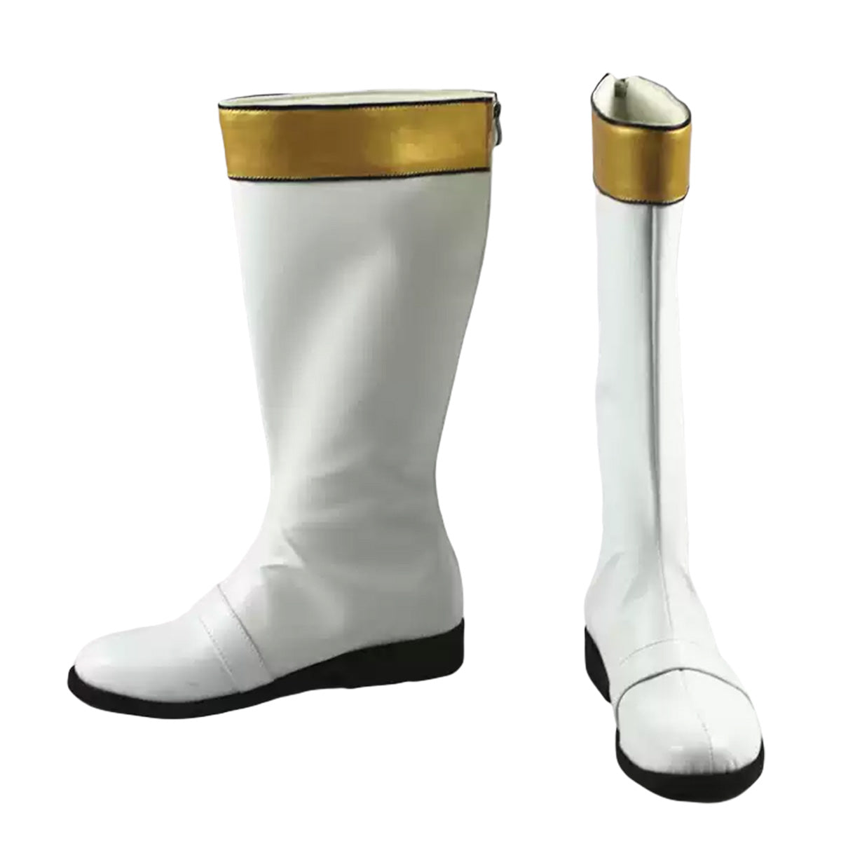 Power Rangers Lightspeed Rescue Lightspeed Ranger White Shoes Cosplay Boots