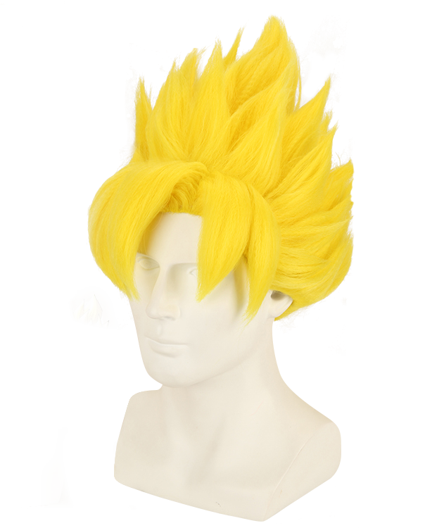 Motosierra Hombre Denji Golden Cosplay Peluca