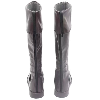 Critical Role The Mighty Nein Caleb Widogast Brown Shoes Cosplay Boots