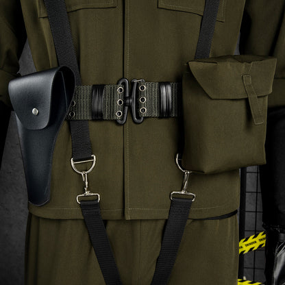 Metal Gear Solid Delta: Snake Eater MGS3 Big Boss Naked Snake John Solid Snake Green Cosplay Costume