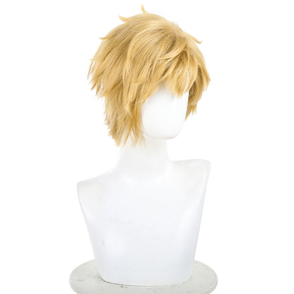 Tronçonneuse Homme Denji Doré Cosplay Perruque