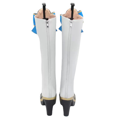 Uma Musume Oguri Cap Winning Live White Shoes Cosplay Boots
