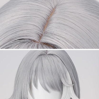 Honkai: Star Rail The Chrysos Heirs Cifera Grey Cosplay Wig