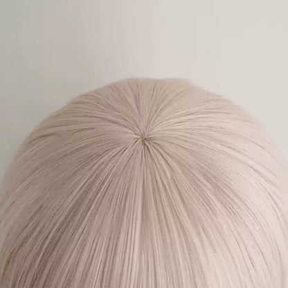 Danganronpa 2 Chiaki Nanami Light Pink Cosplay Wig