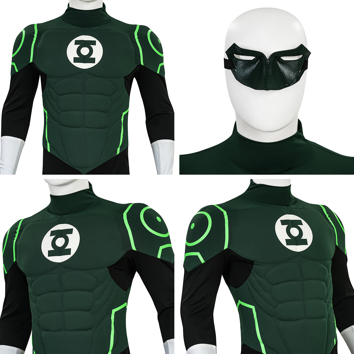 Green Lantern Hal Jordan Cosplay Costume