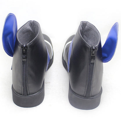 Akatsuki Deidara de Naruto Halloween zapatos blancos botas de Cosplay