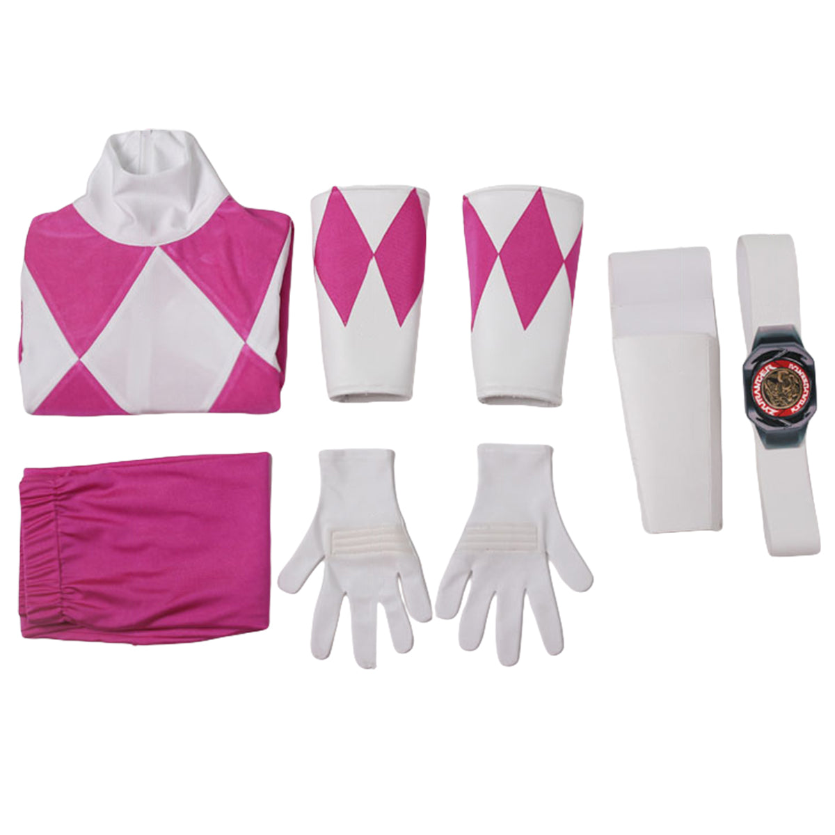 【In Stock】Mighty Morphin Power Rangers Pink Ranger Cosplay Costume