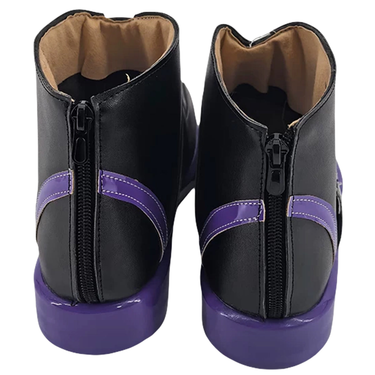 Genshin Impact Pantalone Fatui Regrator Black Cosplay Shoes