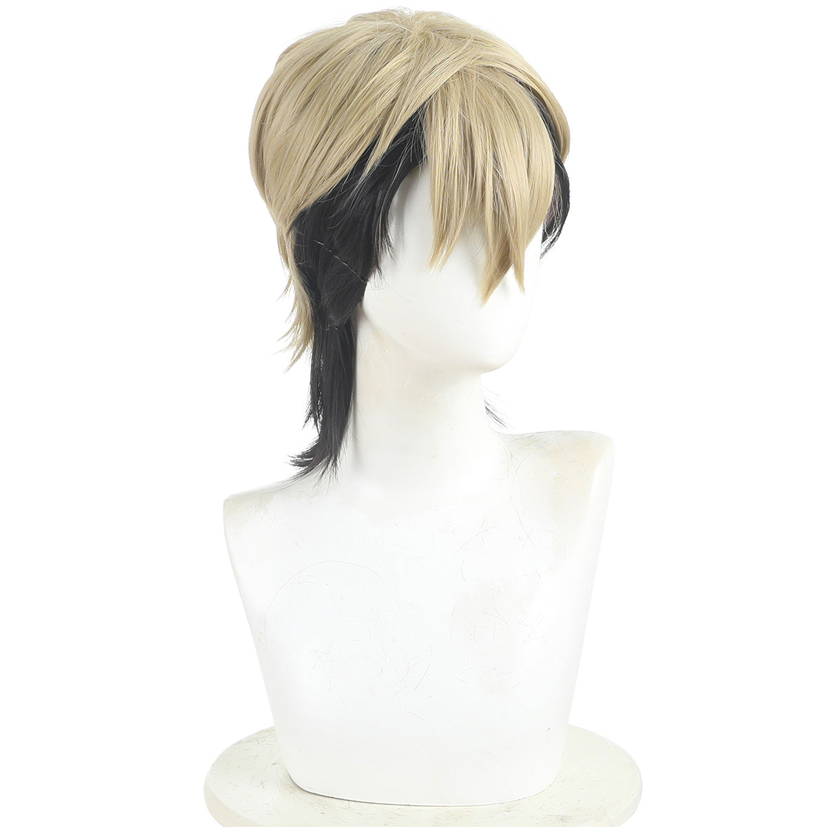 Gachiakuta Zanka Nijiku Golden Black Cosplay Wig