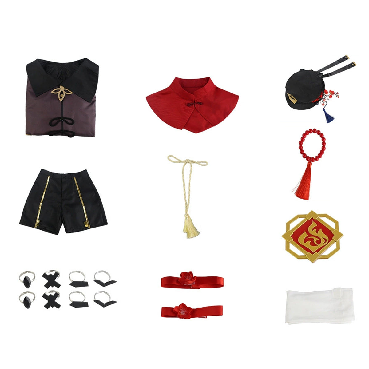 Genshin Impact Hu Tao Hutao Halloween Cosplay Costume