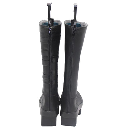 Akatsuki Deidara de Naruto Halloween zapatos blancos botas de Cosplay