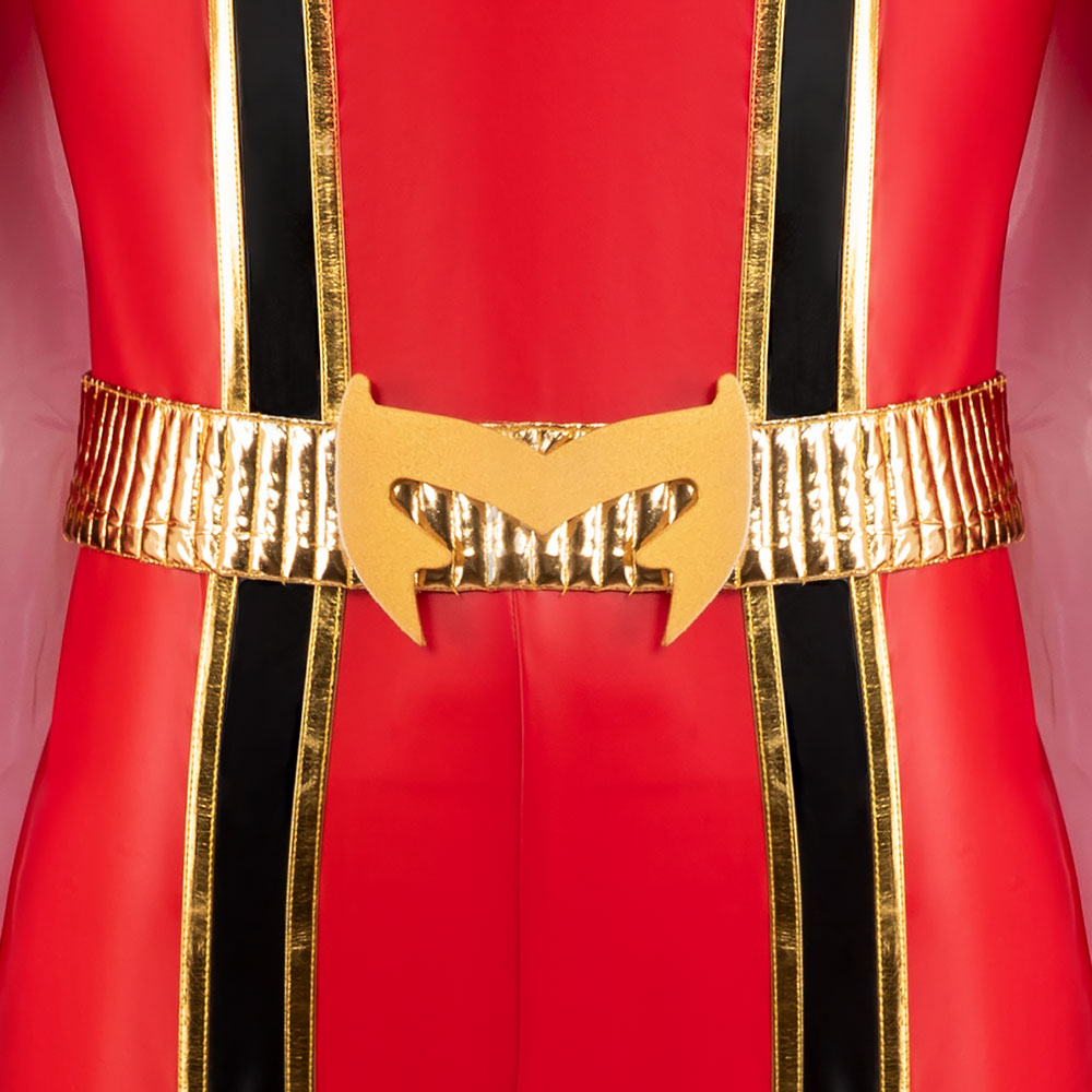 Power Rangers Mystic Force Red Mystic Ranger Cosplay Costume