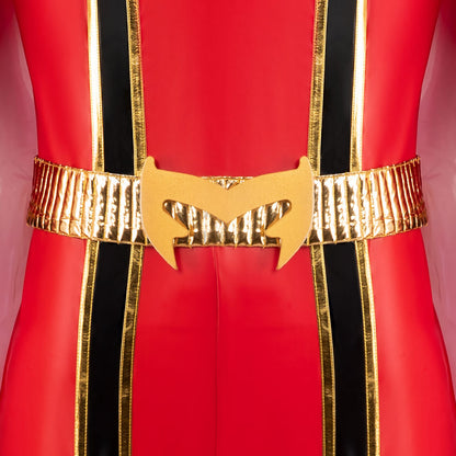 Power Rangers Mystic Force Red Mystic Ranger Cosplay Costume