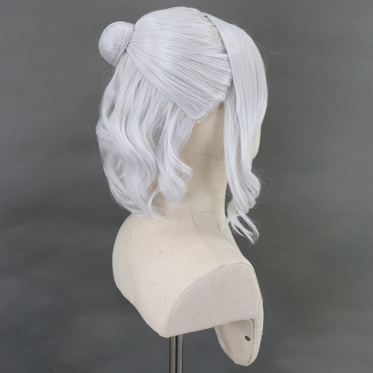 Hell's Paradise: Jigokuraku Yamada Asaemon Shion Silver Cosplay Peluca