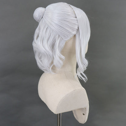 Hell's Paradise: Jigokuraku Yamada Asaemon Shion Silver Cosplay Peluca