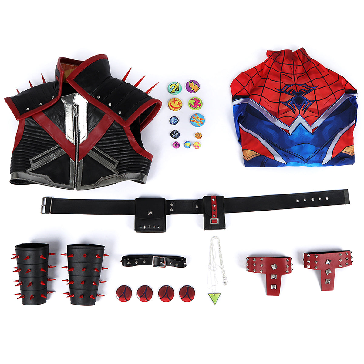 Marvel Rivals Punk Spider-Man Cosplay Costume