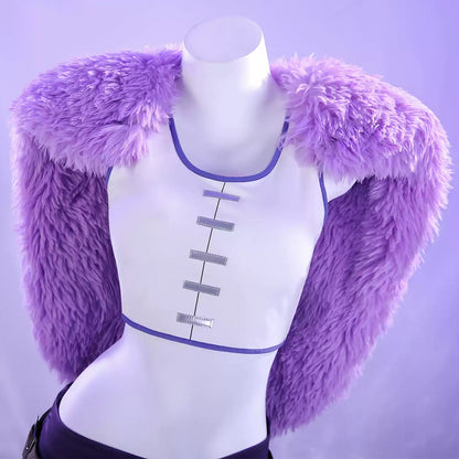 One Piece Nico Robin Elbaph Arc Anime Purple Cosplay Costume