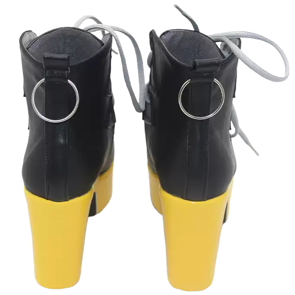Akatsuki Deidara de Naruto Halloween zapatos blancos botas de Cosplay