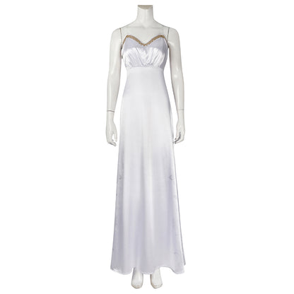 Final Fantasy VII Rebirth Aerith Gainsborough Loveless White Cosplay Costume