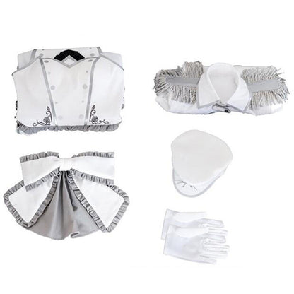 Date A Bullet Date A Live White Queen Kurumi Tokisaki Nightmare Wthie Dress Cosplay Costume