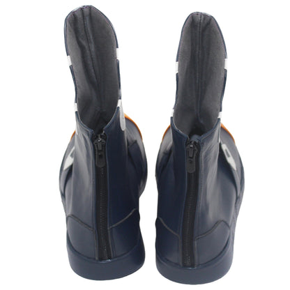 Akatsuki Deidara de Naruto Halloween zapatos blancos botas de Cosplay