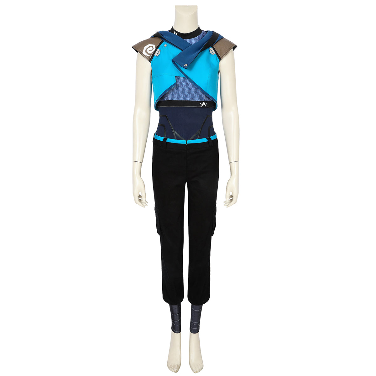 Valorant Jett Blue Cosplay Costume