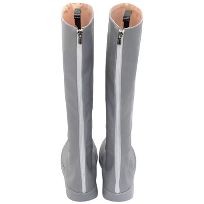 Akatsuki Deidara de Naruto Halloween zapatos blancos botas de Cosplay