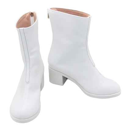 Akatsuki Deidara aus Naruto Halloween Weiße Schuhe Cosplay Stiefel